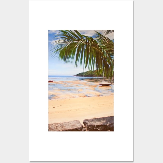 low tide in Seychelles. Wall Art by terezadelpilar